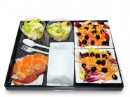 Fruit, Sandwich & Salad: Buffet o LUNCH BAG